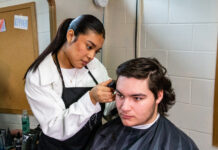 Wallace State partners with Fairview High School to provide free haircuts to students