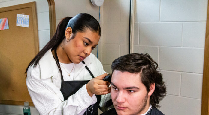 Wallace State partners with Fairview High School to provide free haircuts to students