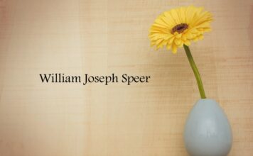 Obituary: William Joseph Speer