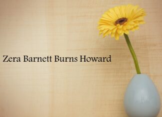 Obituary: Zera Barnett Burns Howard