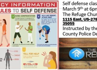 Self-defense class coming Thursday, March 9