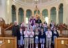 Sacred Heart students meet pen pals at 1st confession