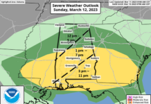 Severe weather threat Sunday