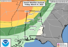 Severe storms possible Friday evening into Saturday morning