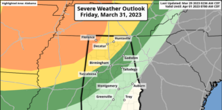 Severe storms possible Friday evening into Saturday morning