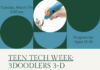 Reminder: Library hosting Teen Tech Week event today