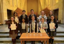 St. Bernard inducts 10 into National Junior Honor Society