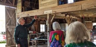 Group enjoys meeting at Peinhardt Living History Farm