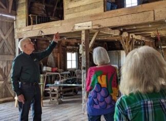 Group enjoys meeting at Peinhardt Living History Farm