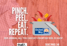 United Way Crawfish Boil returns March 24