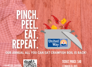 United Way Crawfish Boil returns March 24