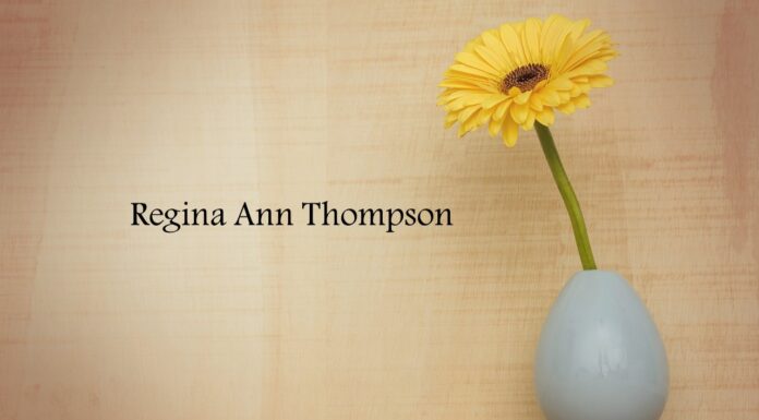 Obituary: Regina Ann Thompson