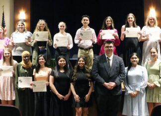 Wallace State inducts members into English and math honor societies