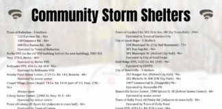 Community storm shelters to open during severe weather events Community Storm Shelters