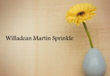 Obituary: Willadean Martin Sprinkle