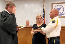 Joshua Howell sworn in as new Hanceville police chief