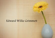 Obituary: Edward Willie Grimmett (updated)