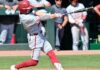 Alabama falls, 5-4, to sixth-ranked Arkansas on Sunday