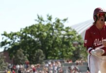 Rivalry series clinched as Alabama downs Auburn, 6-1, on Sunday