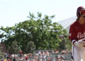 Rivalry series clinched as Alabama downs Auburn, 6-1, on Sunday