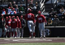 Sweep complete as Alabama secures 3-2 win at Missouri on Sunday