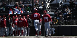 Sweep complete as Alabama secures 3-2 win at Missouri on Sunday