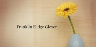 Obituary: Franklin Elidge Glover