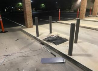 ATM theft causes damage; thieves leave empty handed