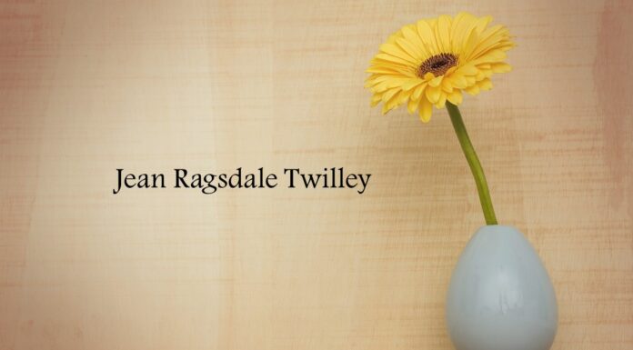 Obituary: Jean Ragsdale Twilley