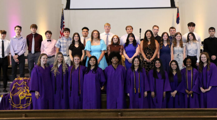 31 Hanceville High students inducted into National Honor Society