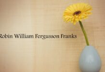 Obituary: Robin William Fergusson Franks
