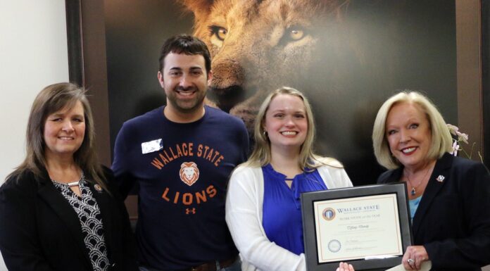 Arab’s Tiffany Dowdy named WSCC Work Study of the Year