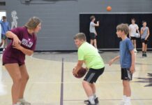 ‘We want the kids to have someone to look up to’: More than 60 participate in 3rd annual West Point Basketball Camp