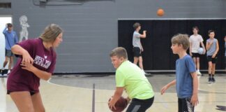 ‘We want the kids to have someone to look up to’: More than 60 participate in 3rd annual West Point Basketball Camp