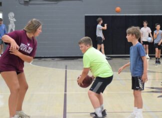 ‘We want the kids to have someone to look up to’: More than 60 participate in 3rd annual West Point Basketball Camp