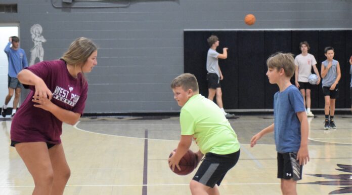‘We want the kids to have someone to look up to’: More than 60 participate in 3rd annual West Point Basketball Camp