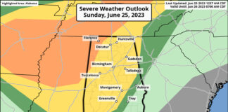 Severe weather for portions of state this afternoon into Monday