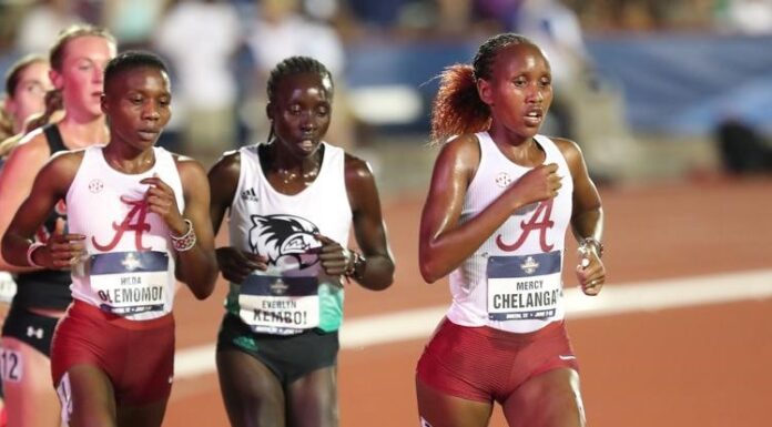 School record falls as Alabama earns 3 podium finishes on 2nd day of National Championships