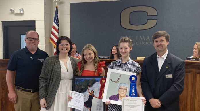 Cullman City School Board recognizes art students; Orr stepping down to join Chamber of Commerce