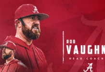 Alabama names Rob Vaughn Head Baseball Coach