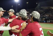 Super Regional Bound – Alabama shuts out 24th-ranked Boston College 8-0