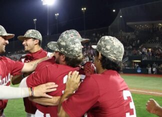 Super Regional Bound – Alabama shuts out 24th-ranked Boston College 8-0