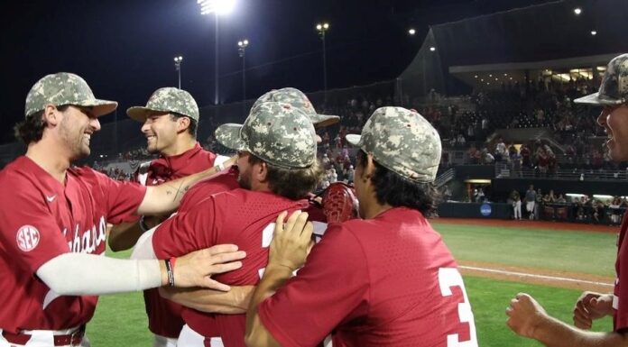Super Regional Bound – Alabama shuts out 24th-ranked Boston College 8-0