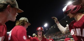 Top-ranked challenge for Alabama as Tide meets with Wake Forest in Super Regional action