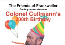 COLUMN: Celebrating in the Wundergarten – Col. Cullmann’s 200th birthday party