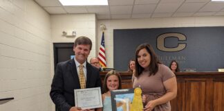 City school board presents strategic plan, recognizes artist