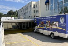 Good Samaritan Health Clinic hosts Alabama Lions Sight mobile eyecare unit