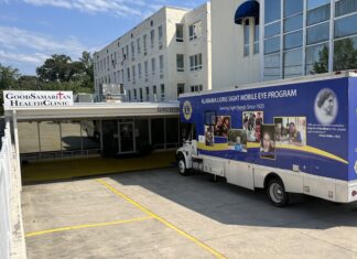 Good Samaritan Health Clinic hosts Alabama Lions Sight mobile eyecare unit