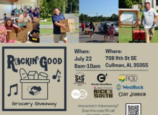 ‘Rockin’ Good’ grocery giveaway this Saturday; volunteers needed