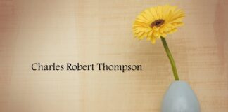 Obituary: Charles Robert Thompson